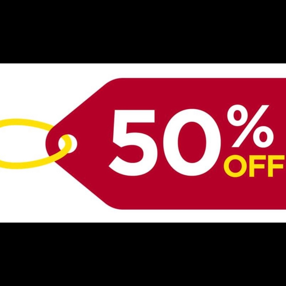 50% OFF 4 or more items.